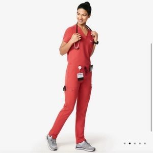 Figs clay yola scrub pants